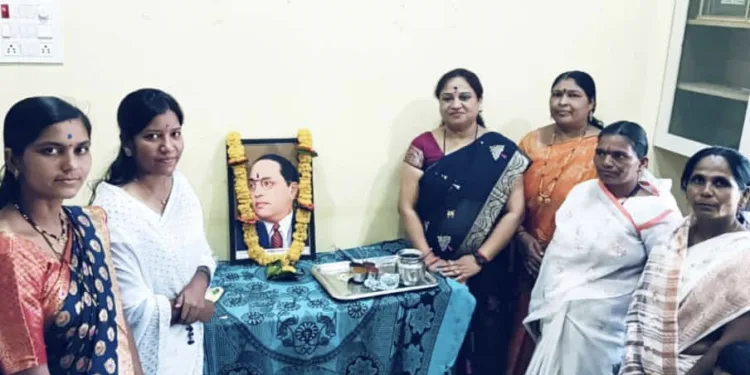 मरवडे ग्रामपंचायत कार्यालयात भारतरत्न डॉ. बाबासाहेब आंबेडकर जयंती उत्साहात साजरी