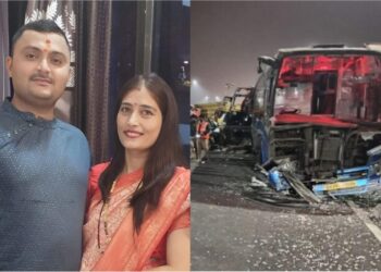 ….अर्ध्यावरती डाव मोडला, अधुरी एक कहाणी ! भीषण अपघाताने राजा-राणीचा सुखाचा संसार उध्वस्त ; पाच वर्षाची चिमुकली झाली आई-बाबांना पोरकी, हृदय हेलावणाऱ्या घटनेने अवघा महाराष्ट्र हळहळला