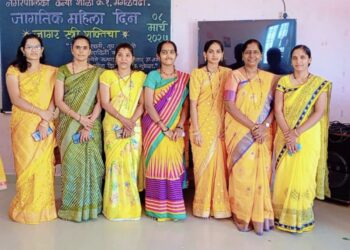 मंगळवेढा येथील नगरपालिका कन्या शाळा क्रमांक 1 येथे जागतिक महिला दिन मोठ्या उत्साहात साजरा
