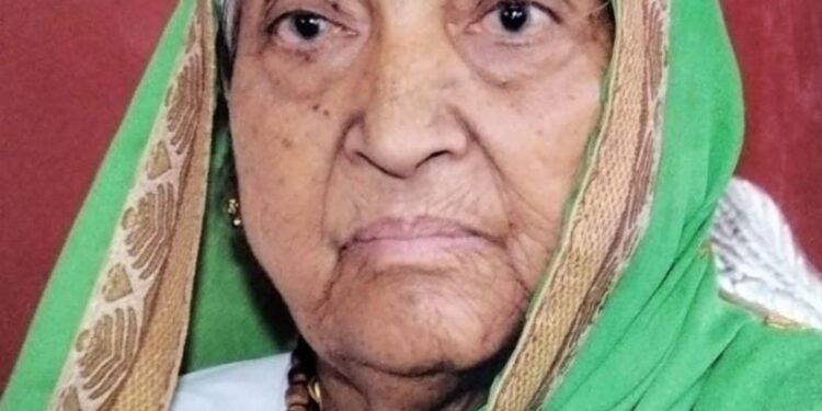 सोनी तालुका मिरज येथील इंदुमती जगन्नाथ जाधव यांचे अल्पशा आजाराने निधन